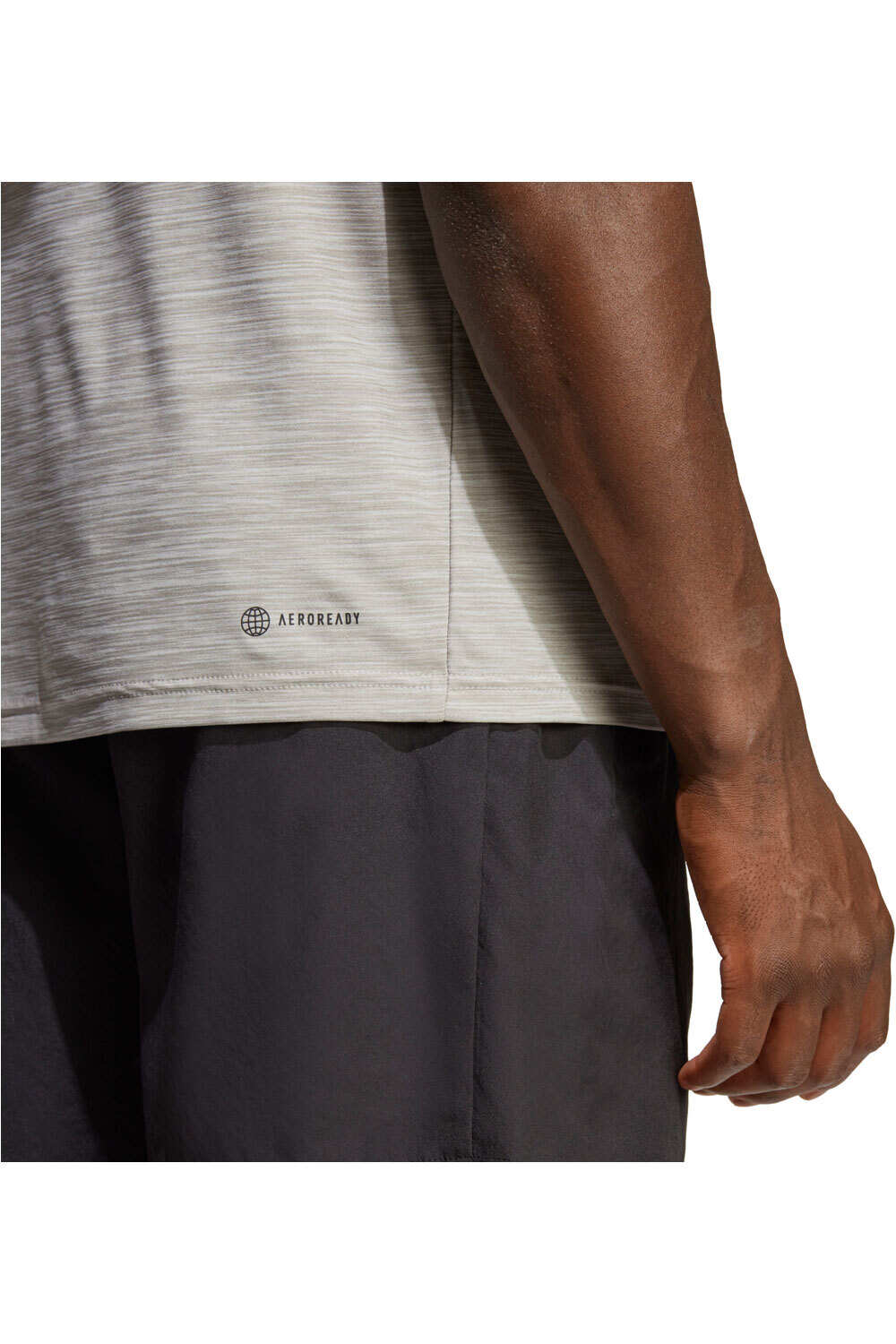 adidas camiseta fitness hombre TR-ES STRETCH T vista detalle