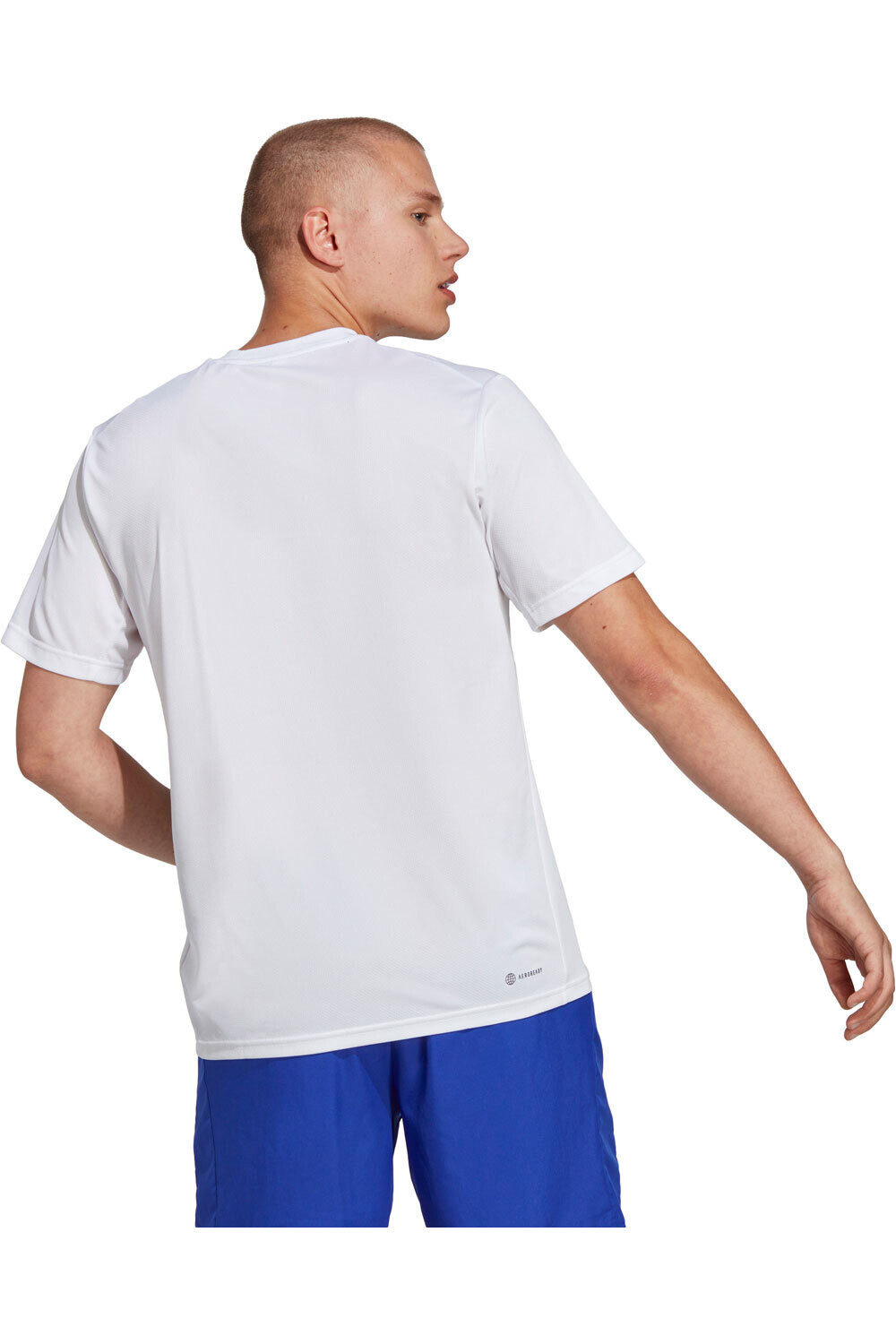 adidas camiseta fitness hombre TR-ES BASE T vista trasera