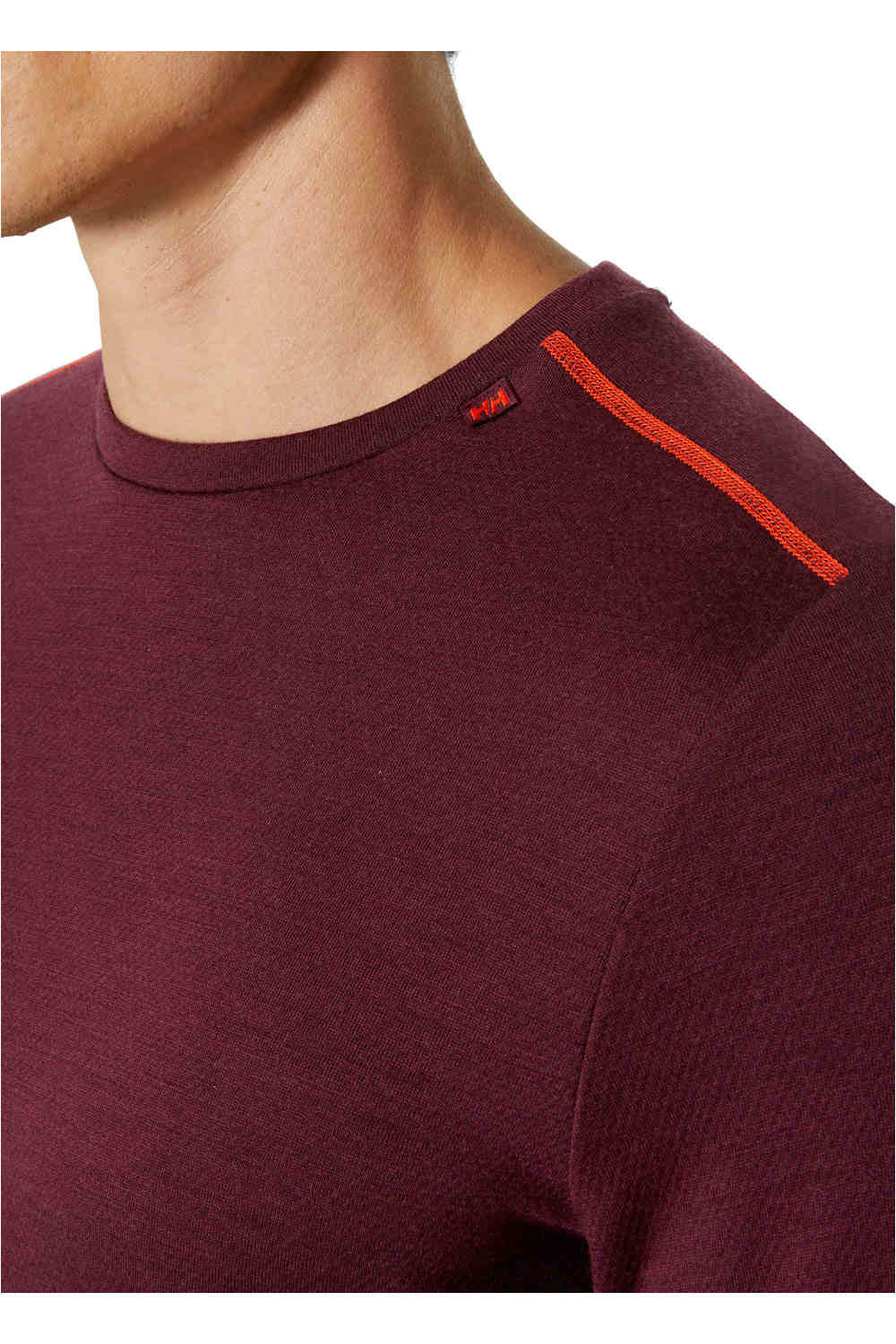 Helly Hansen camiseta térmica manga larga hombre LIFA MERINO MIDWEIGH vista detalle