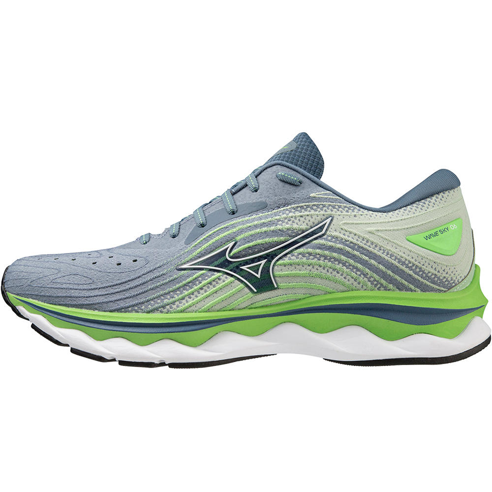 Mizuno zapatilla running hombre WAVE SKY 6 lateral exterior