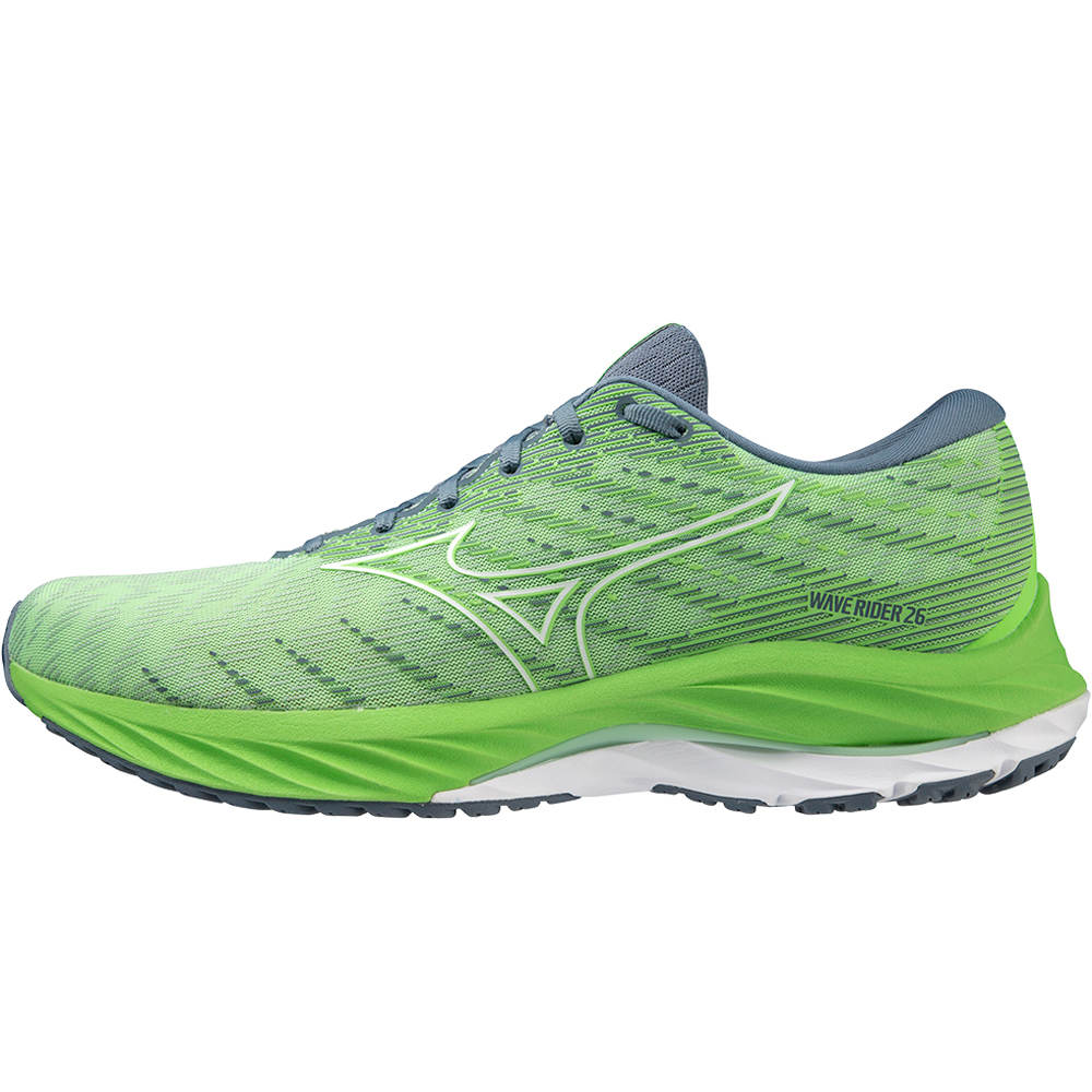 Mizuno zapatilla running hombre WAVE RIDER 26 lateral exterior