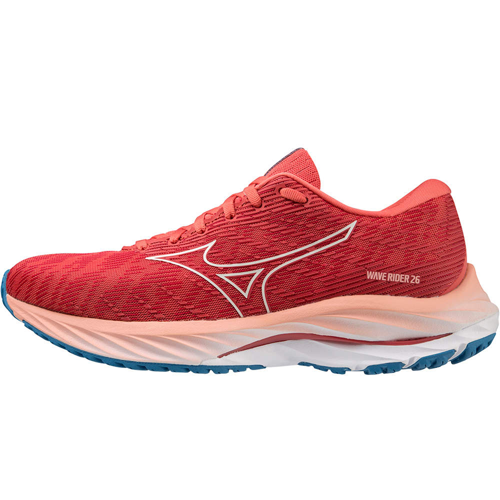 Mizuno zapatilla running mujer WAVE RIDER 26 (W) lateral exterior