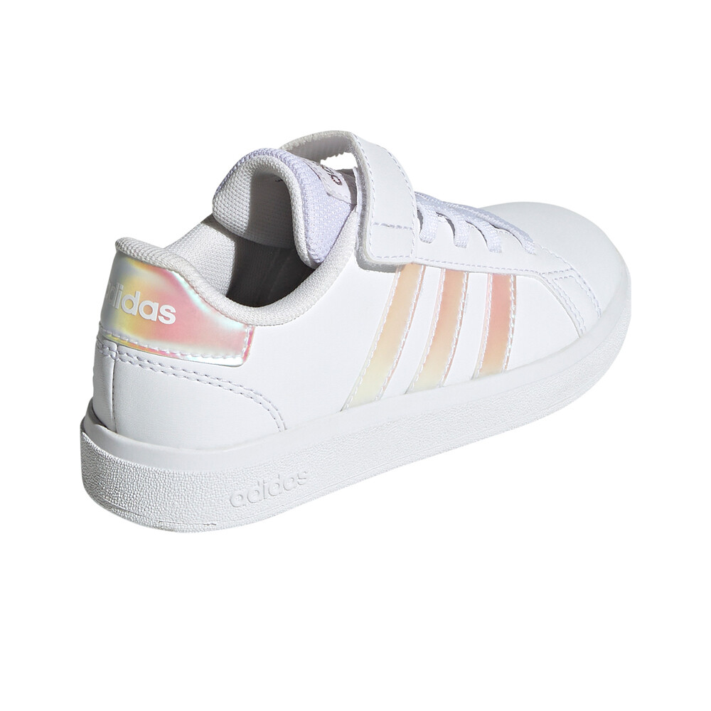 adidas zapatilla moda niño GRAND COURT 2.0 EL K vista trasera