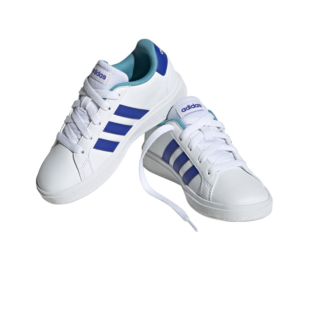 adidas zapatilla moda niño GRAND COURT 2.0 K lateral interior