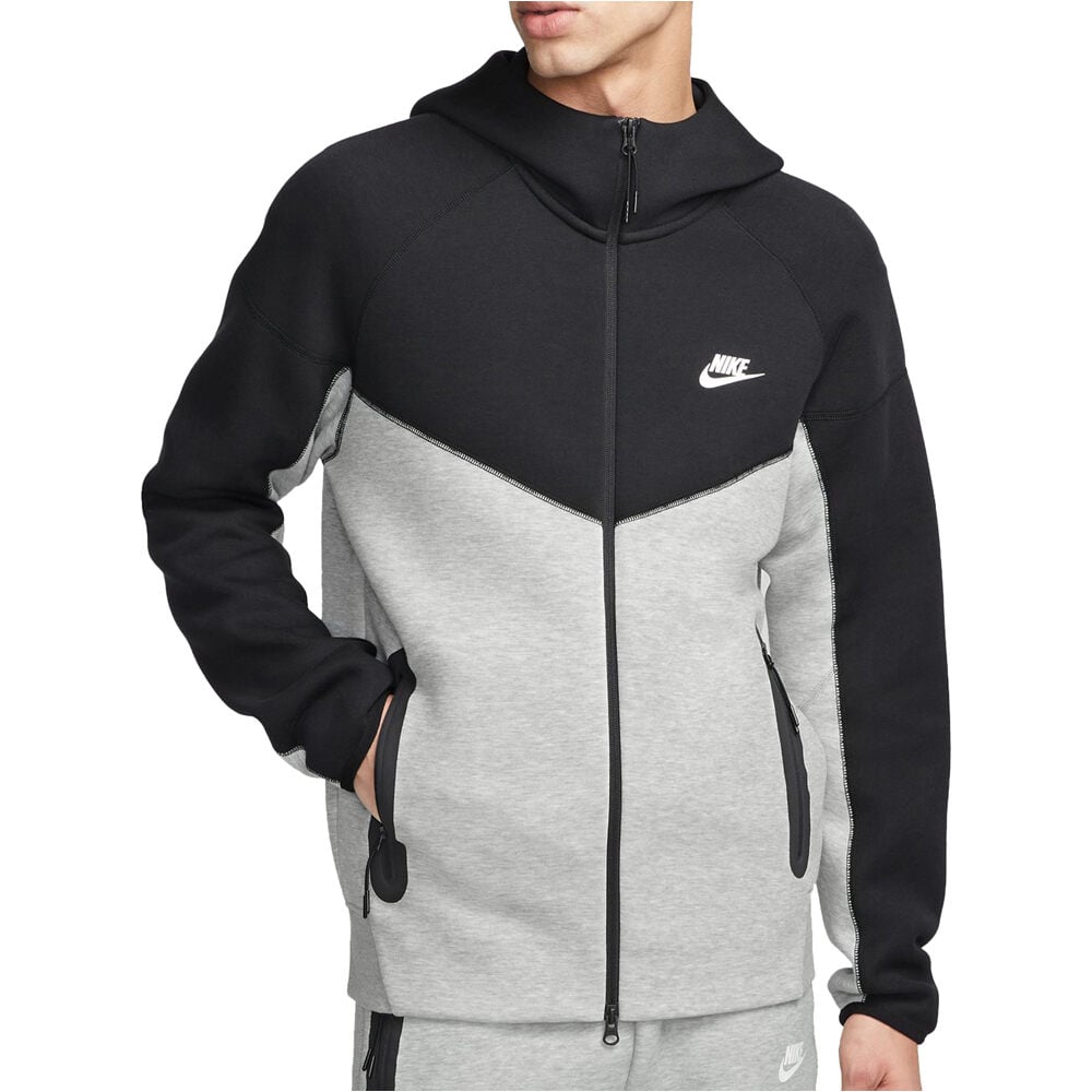 Nike sudadera hombre M NK TCH FLC FZ WR HOODIE vista frontal