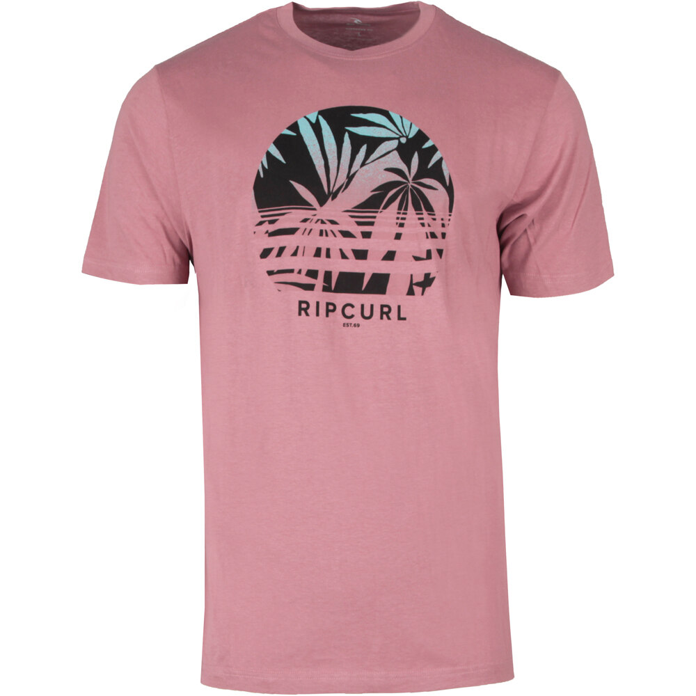 Rip Curl camiseta manga corta hombre SUNSET FLOWER TEE vista frontal