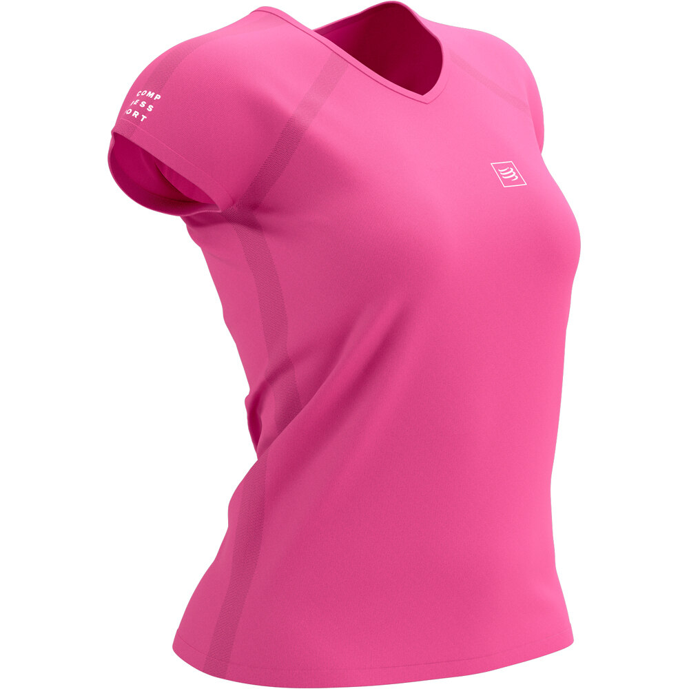 Training camiseta entrenamiento manga corta mujer Rosa (L)