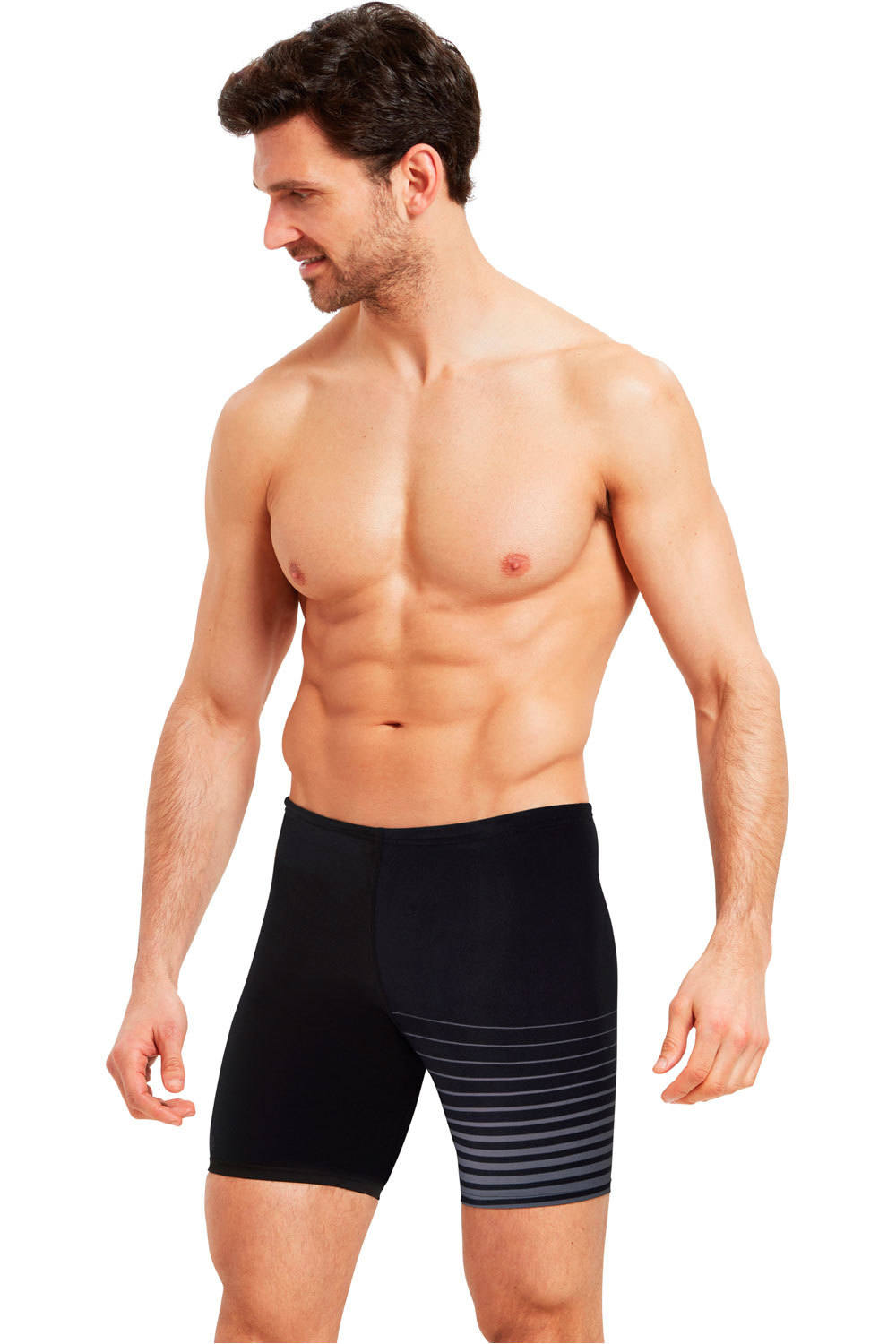 Eden mid jammer bañador natación hombre Negro (S)