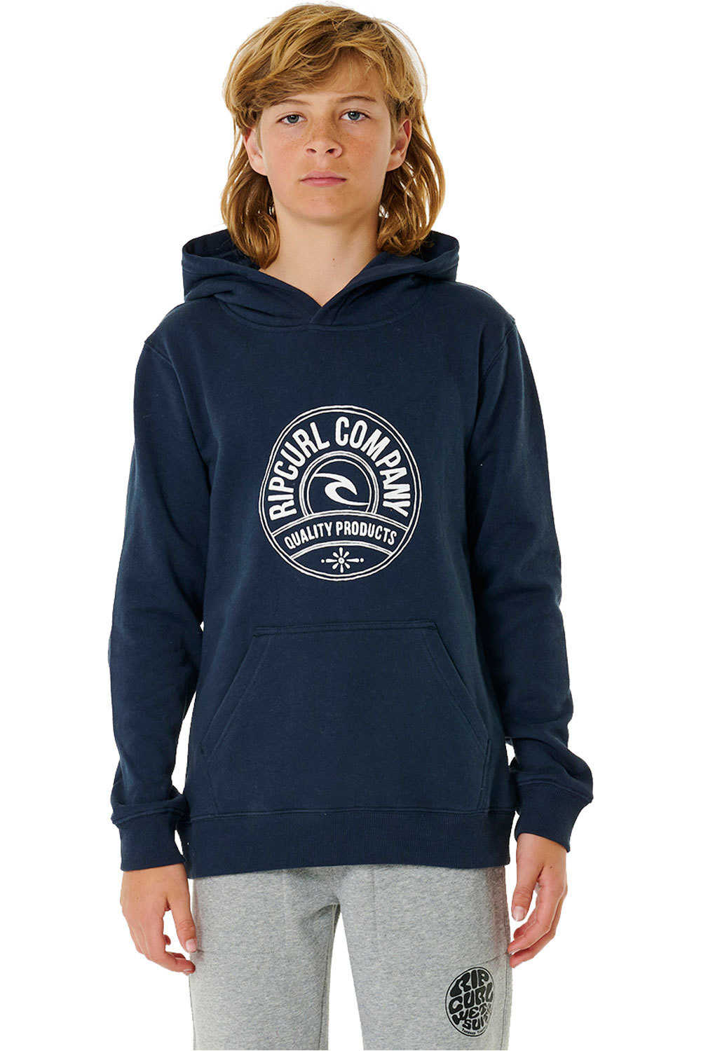 Rip Curl sudadera niño STAPLER  HOOD - BOY vista frontal