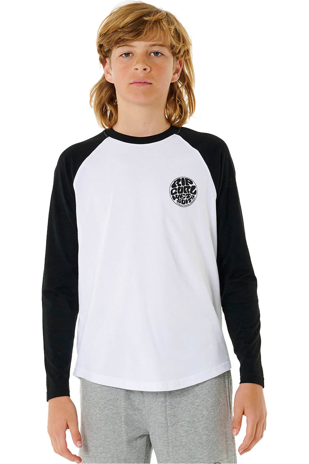 Rip Curl wettie icon ls camiseta manga larga niño