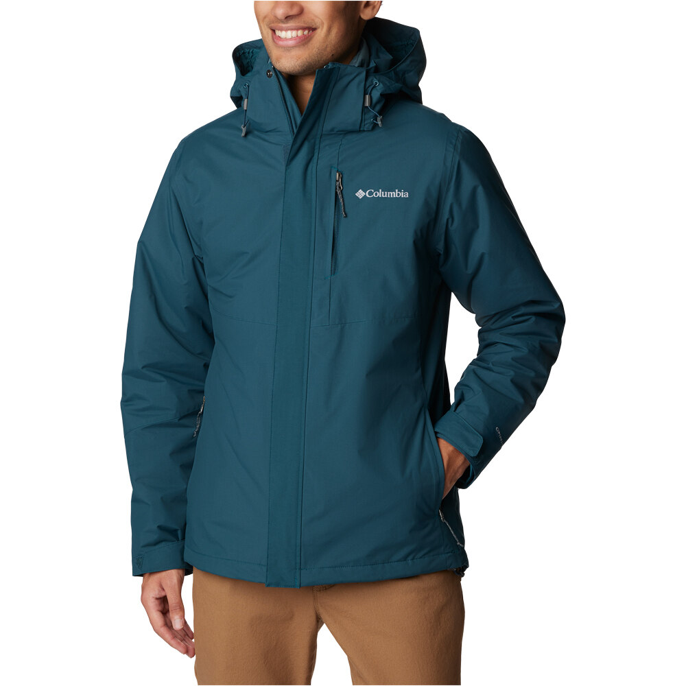 Columbia chaqueta impermeable insulada hombre _3_Element Blocker II Interchange Jacket vista frontal