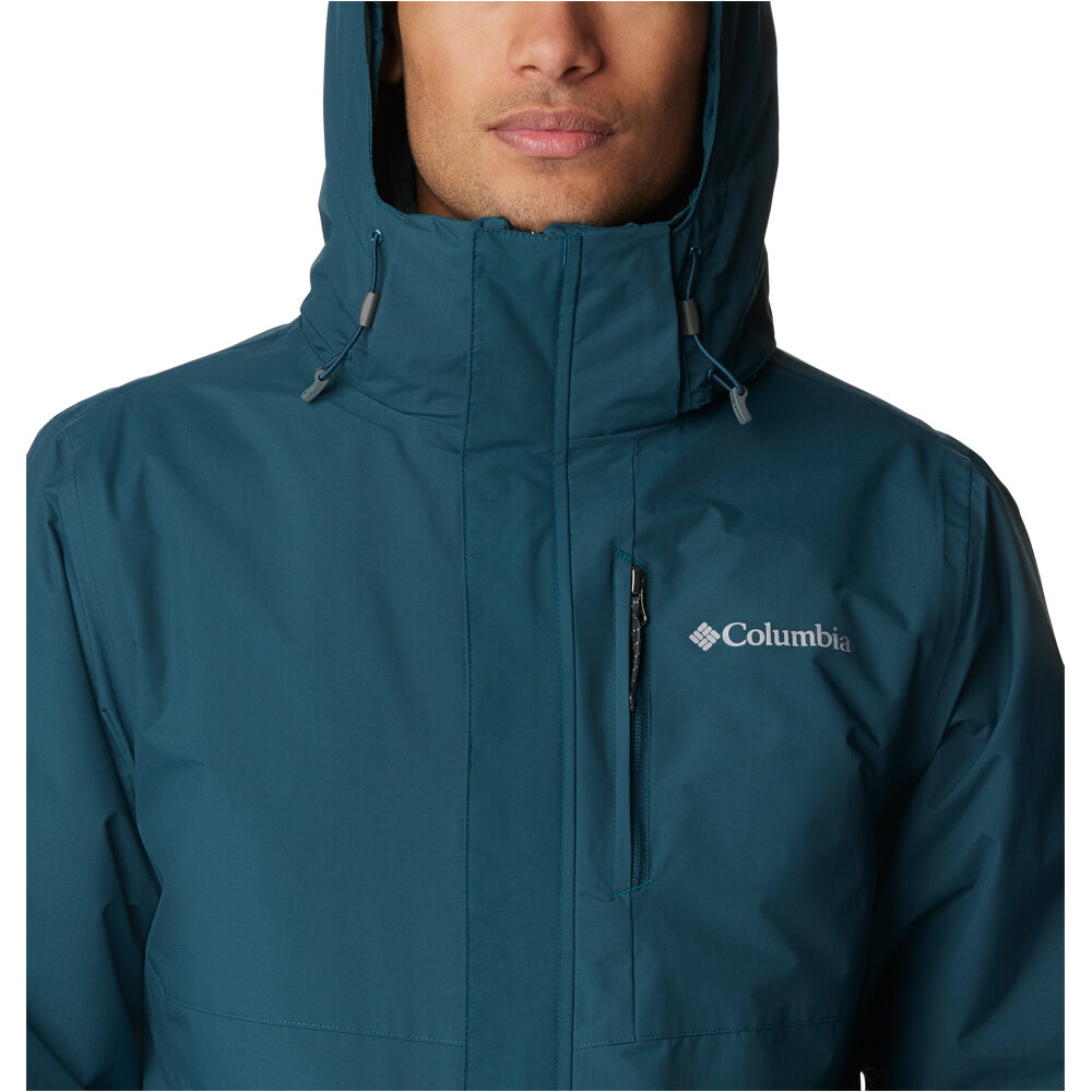 Columbia chaqueta impermeable insulada hombre _3_Element Blocker II Interchange Jacket vista detalle