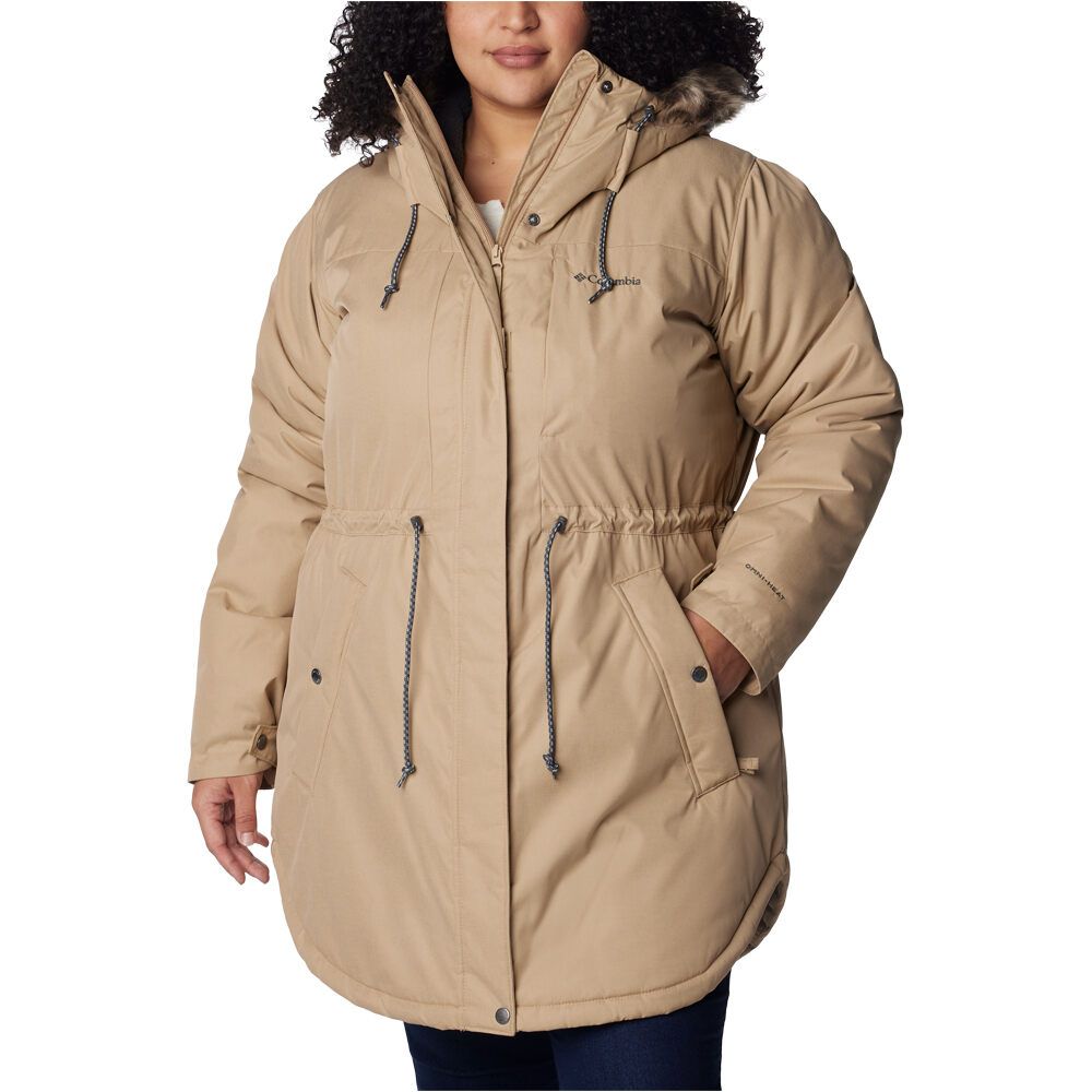 Suttle mountain mid chaqueta impermeable insulada mujer Marron