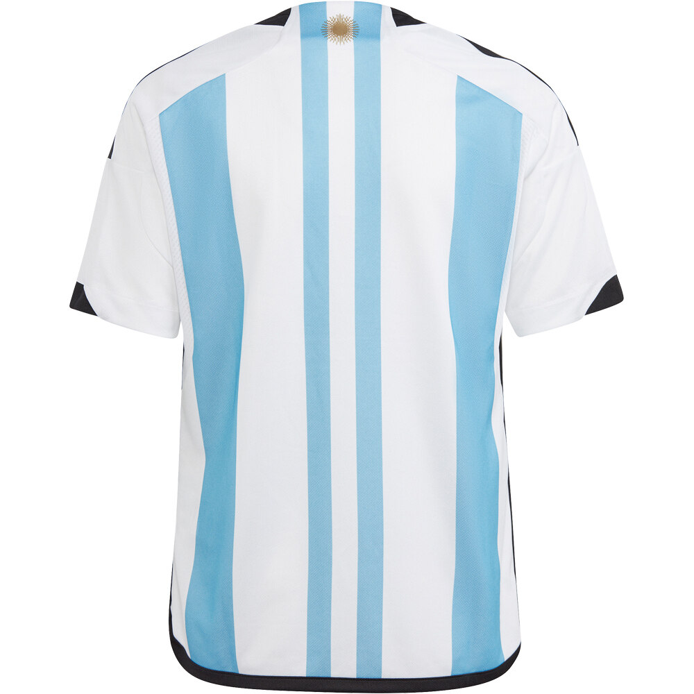 adidas camiseta de fútbol oficiales niño ARGENTINA 22 H JSY Y D3S vista trasera