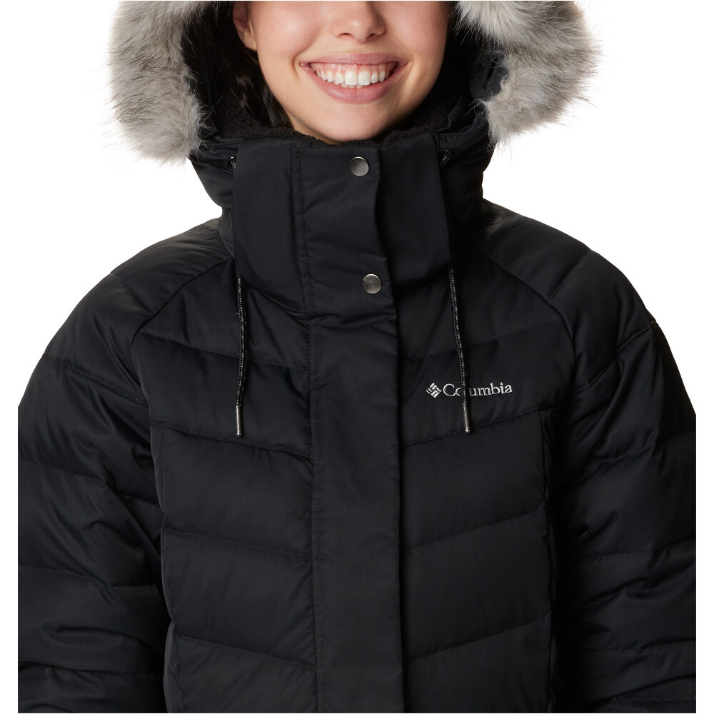 Columbia chaqueta outdoor mujer Belle Isle Mid Down Jacket vista detalle