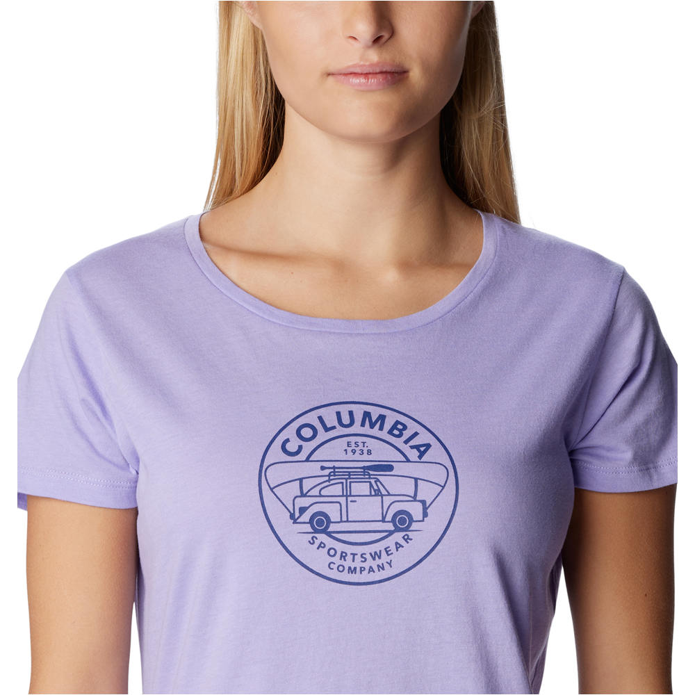 Columbia camiseta manga corta mujer Daisy Days SS Graphic Tee vista detalle