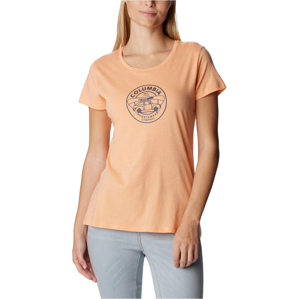 Columbia camiseta manga corta mujer Daisy Days SS Graphic Tee vista frontal