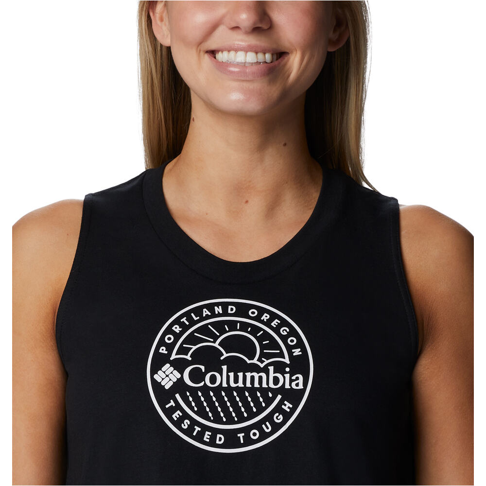 Columbia camiseta tirantes mujer North Cascades Tank vista detalle