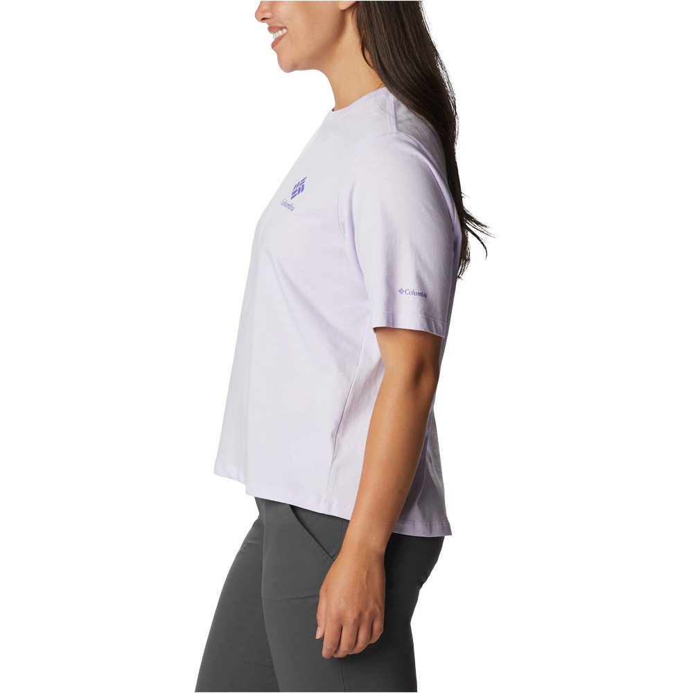 Columbia camiseta manga corta mujer North Cascades Relaxed Tee vista detalle