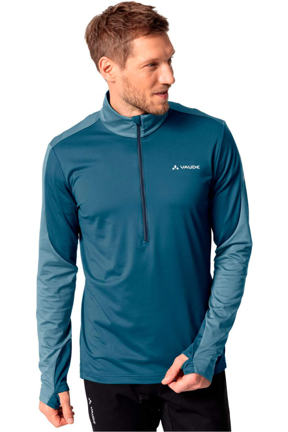 Livigno halfzip ii forro polar hombre Azul (S)