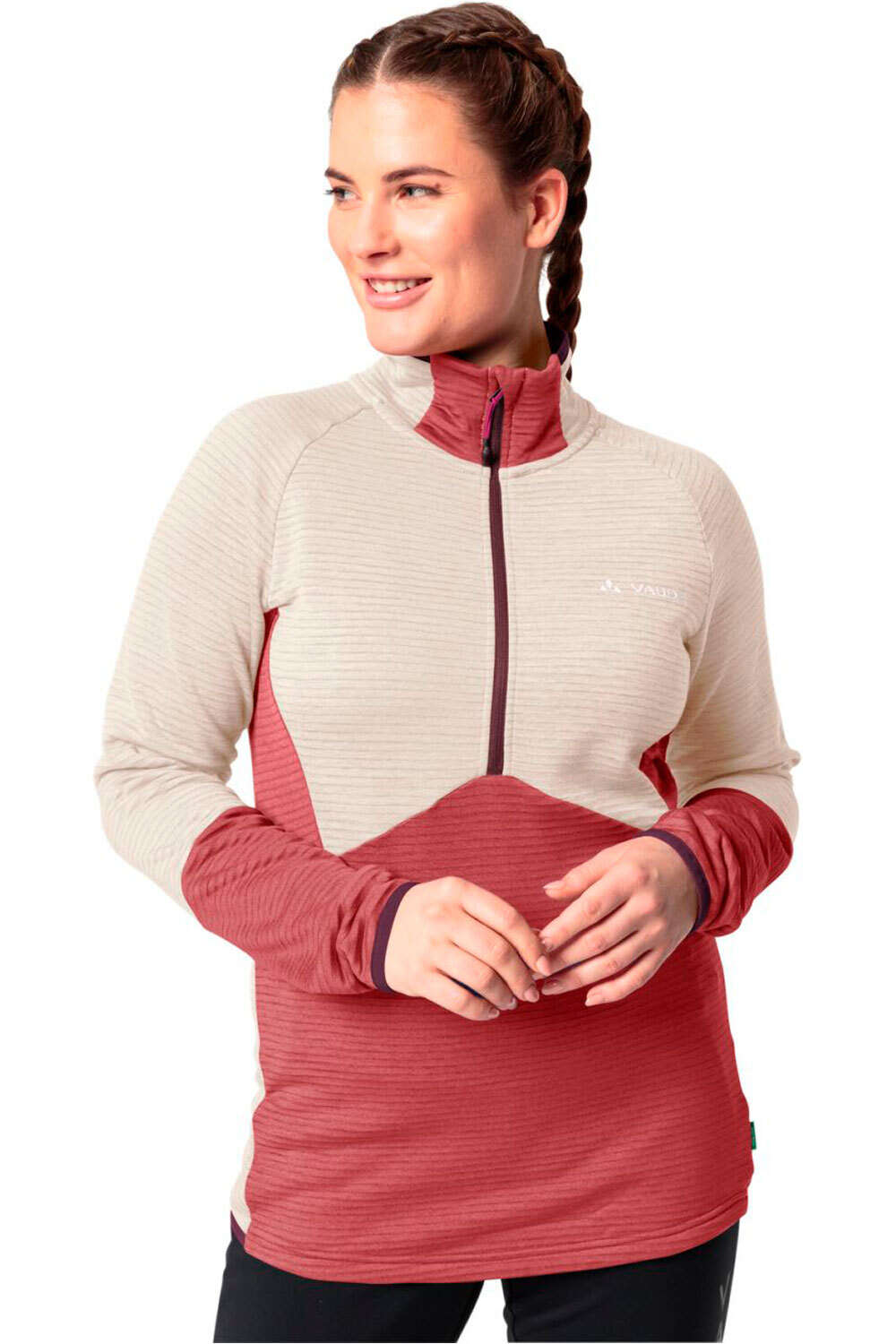 Larice hz fleece forro polar mujer Blanco (40)