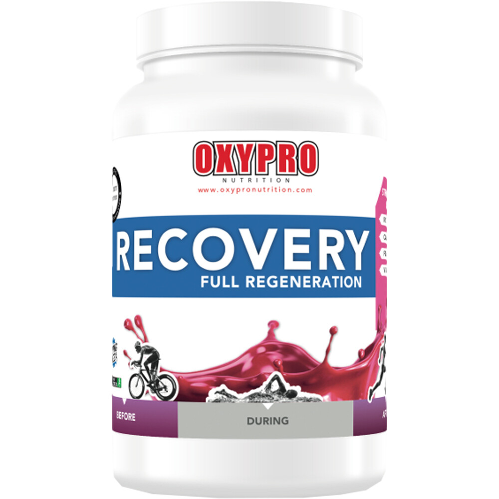 Oxypro Proteinas Hidrolizadas RECOVERY SHAKE 1000GR FRESA vista frontal