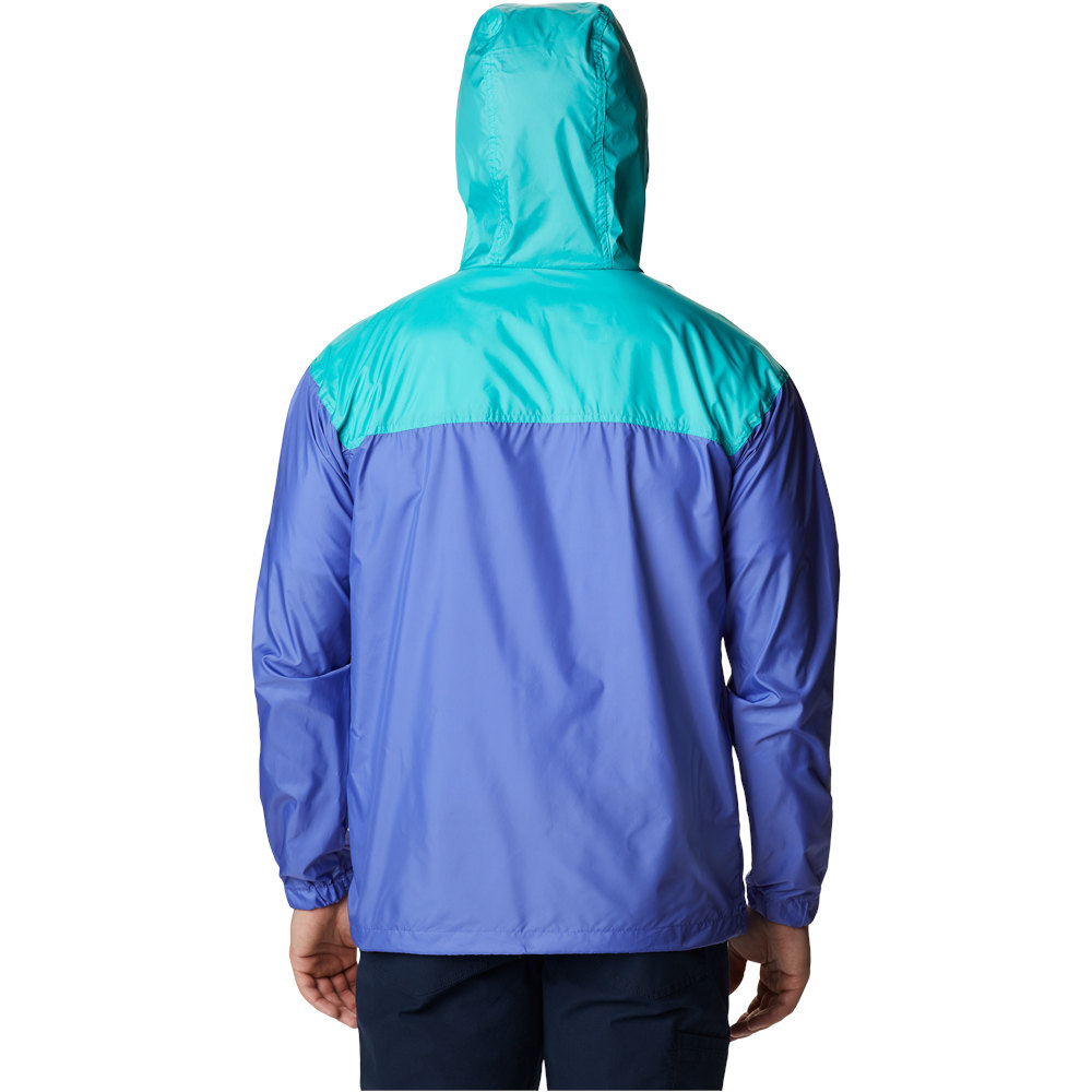 Columbia CHAQUETA TRAIL RUNNING HOMBRE Flash Challenger Anorak vista trasera