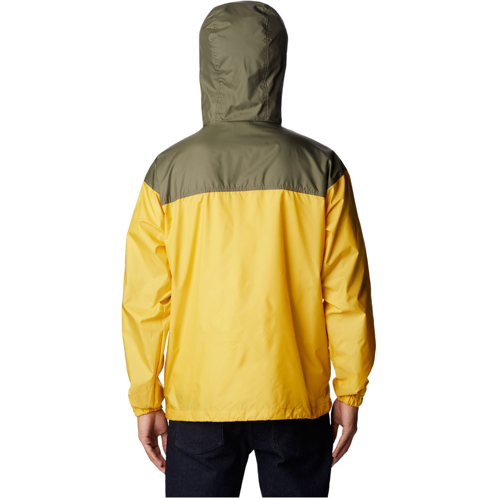 Columbia CHAQUETA TRAIL RUNNING HOMBRE Flash Challenger Anorak vista trasera