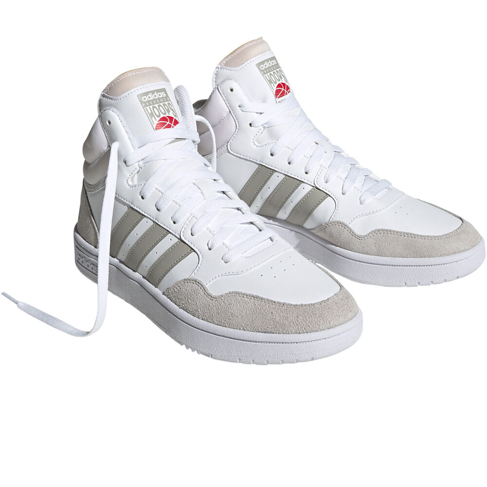 adidas zapatilla moda hombre HOOPS 3.0 MID lateral interior