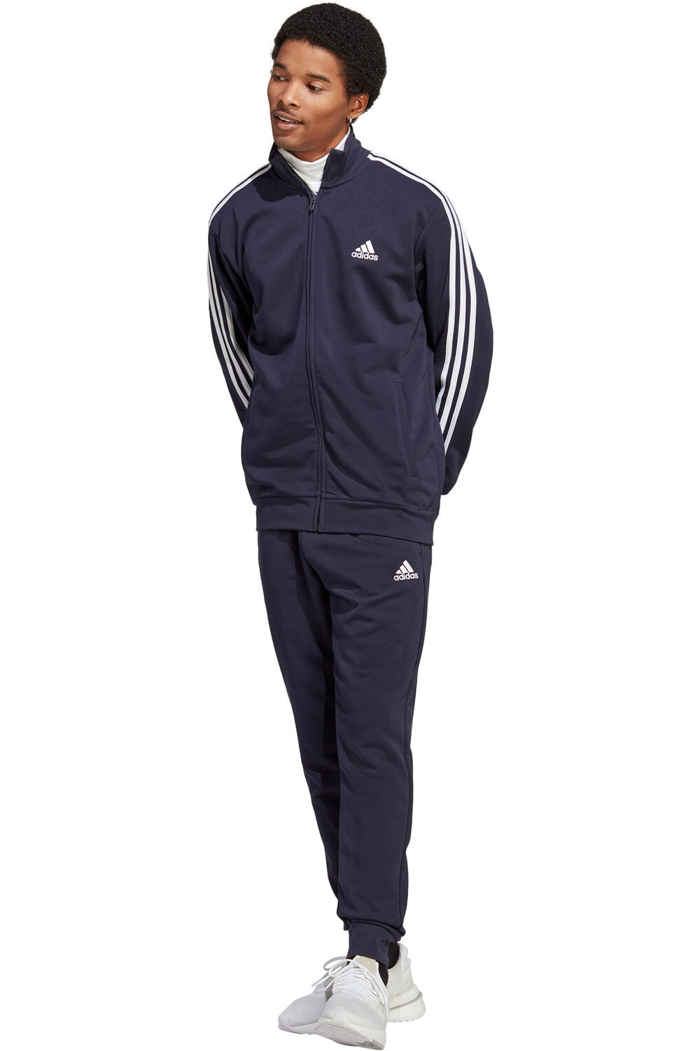 adidas chándal hombre M 3S FT TT TS vista frontal