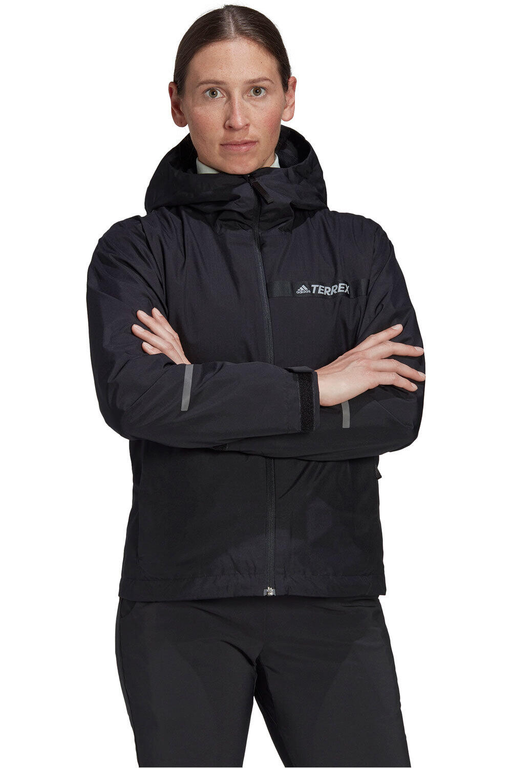 adidas chaqueta impermeable mujer W MT RR Jak 2.0 vista frontal