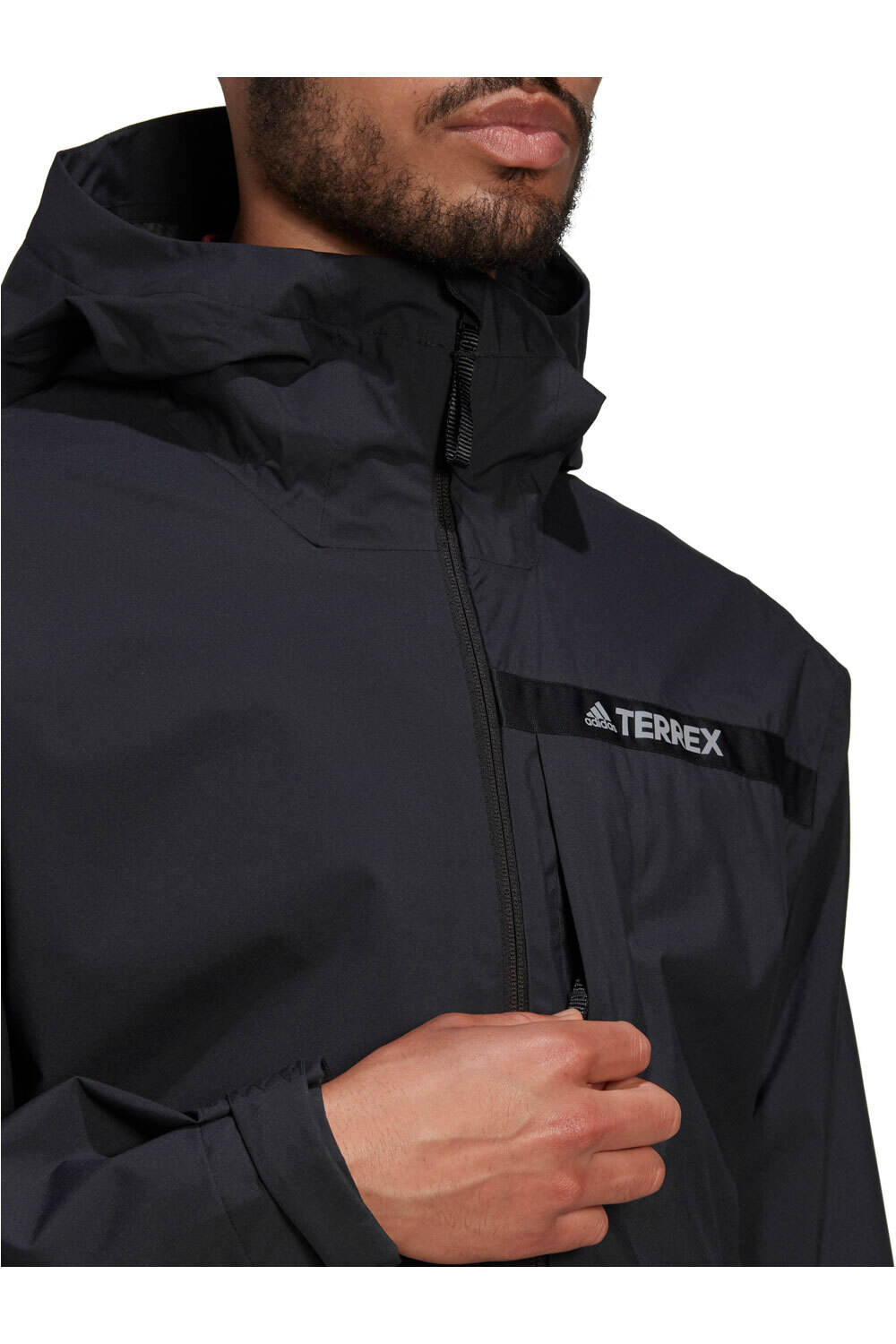 adidas chaqueta impermeable hombre MT RR 2.5L RaiJ vista detalle