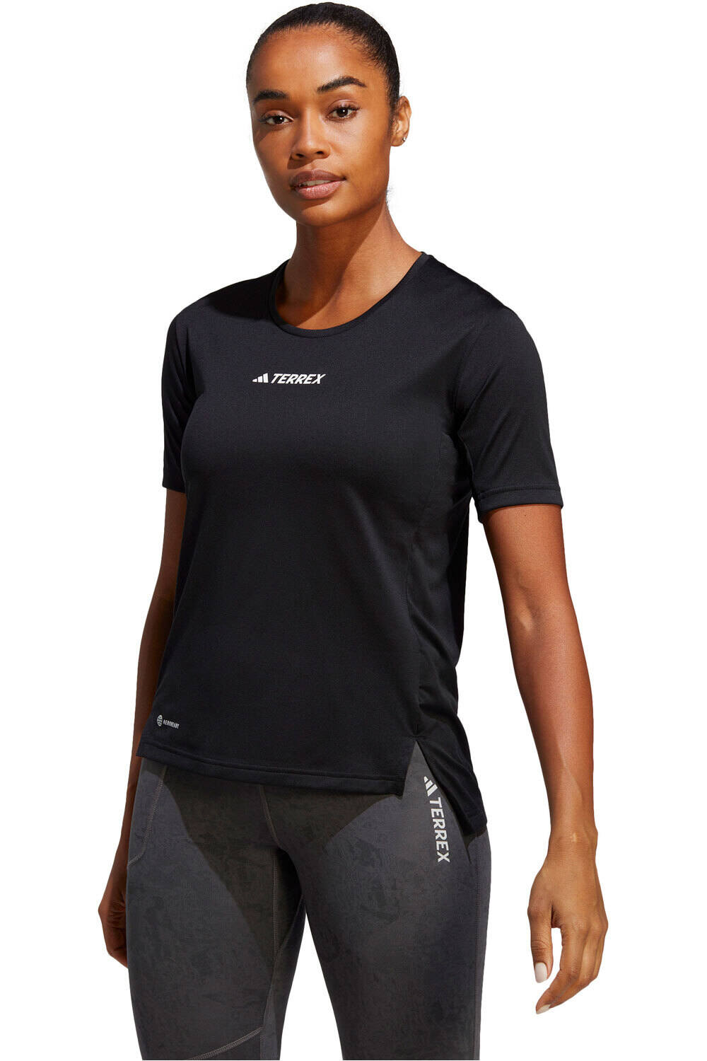 adidas camiseta montaña manga corta mujer W MT TEE vista frontal