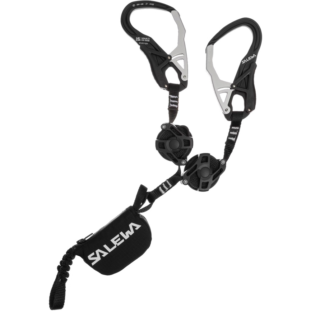Set via ferrata ergo zip varios roca Negro (UNICA)