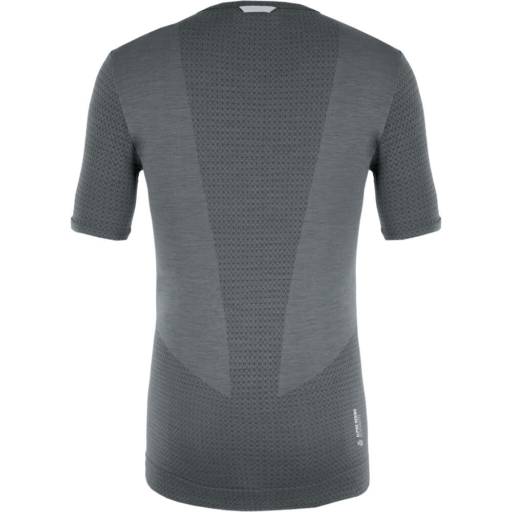 Salewa camiseta térmica manga corta hombre ZEBRU MEDIUM WARM AMR M T-SRT vista trasera