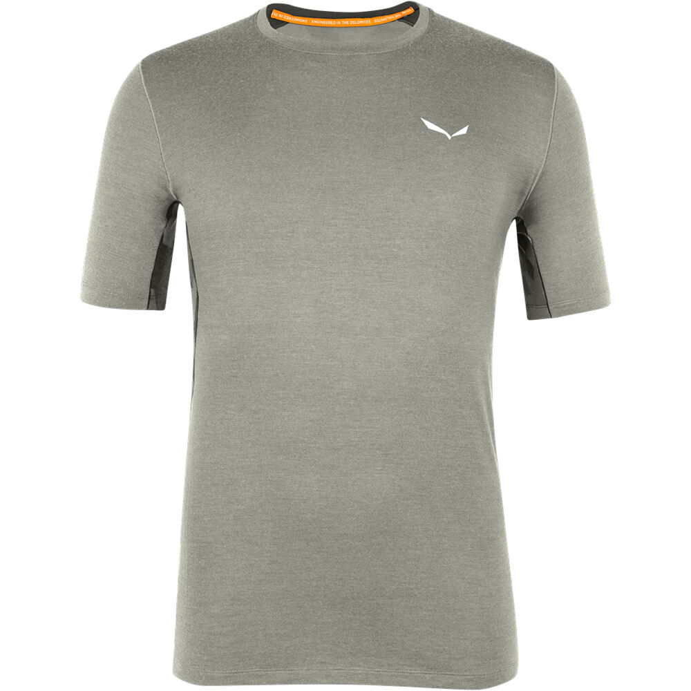 Salewa camiseta térmica manga corta hombre CRISTALLO WARM AMR M T-SRT vista frontal