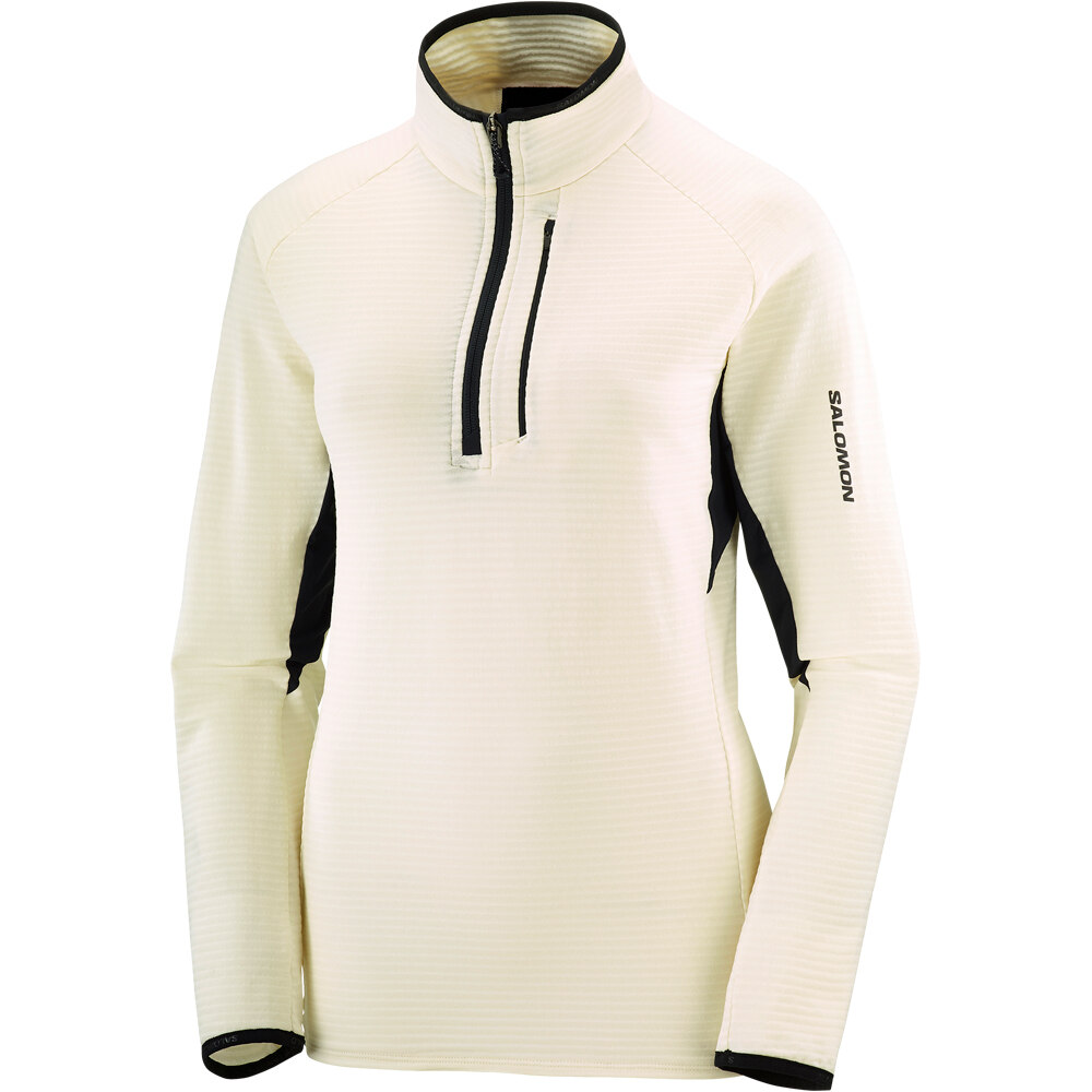 Salomon forro polar mujer ESSENTIAL LIGHTWARM vista detalle