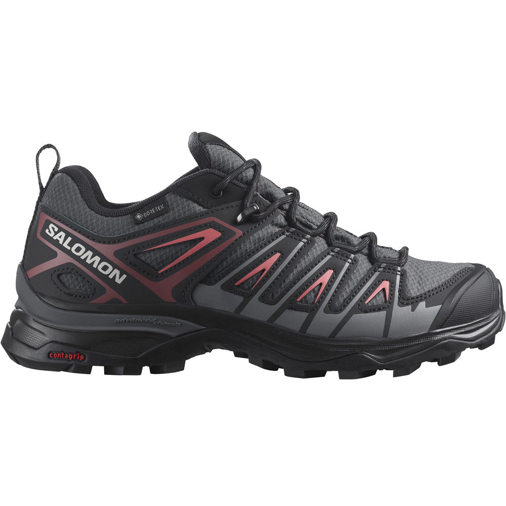 X ultra pioneer gore-tex zapatilla trekking mujer Gris (38)
