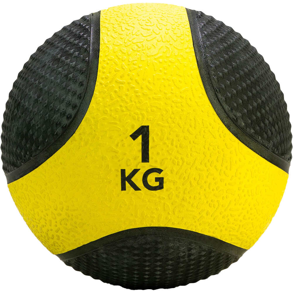 Tunturi balón medicinal MEDICINE BALL 1 KG YELLOW/BLACK (BALN MEDICINAL) 01