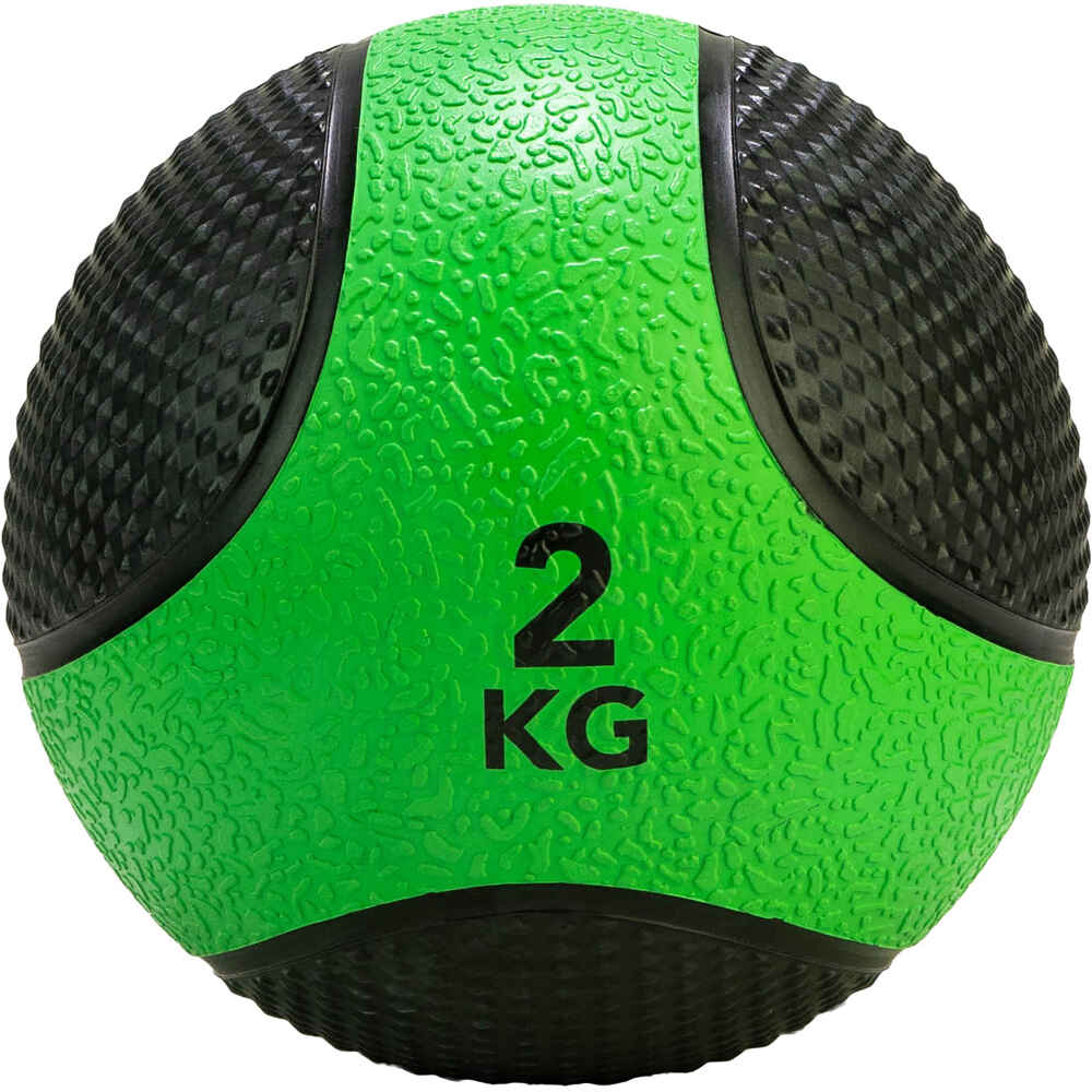 Tunturi balón medicinal MEDICINE BALL 2 KG GREEN/BLACK (BALN MEDICINAL) 01
