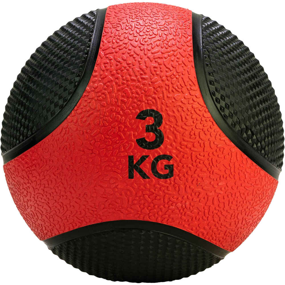 Tunturi balón medicinal MEDICINE BALL 3 KG RED/BLACK (BALN MEDICINAL) 02