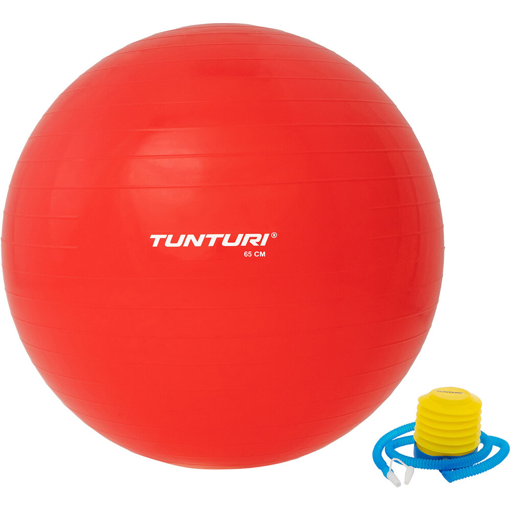 Tunturi varios INFLATABLE GYMBALL RED 65 CM (BALON FITNESS) vista frontal