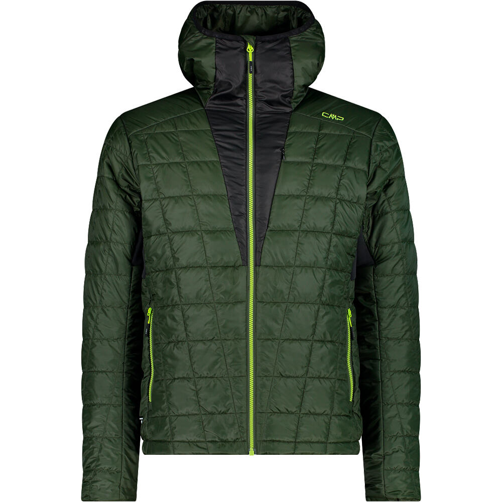 Man jacket fix hood chaqueta outdoor hombre Verde (52)