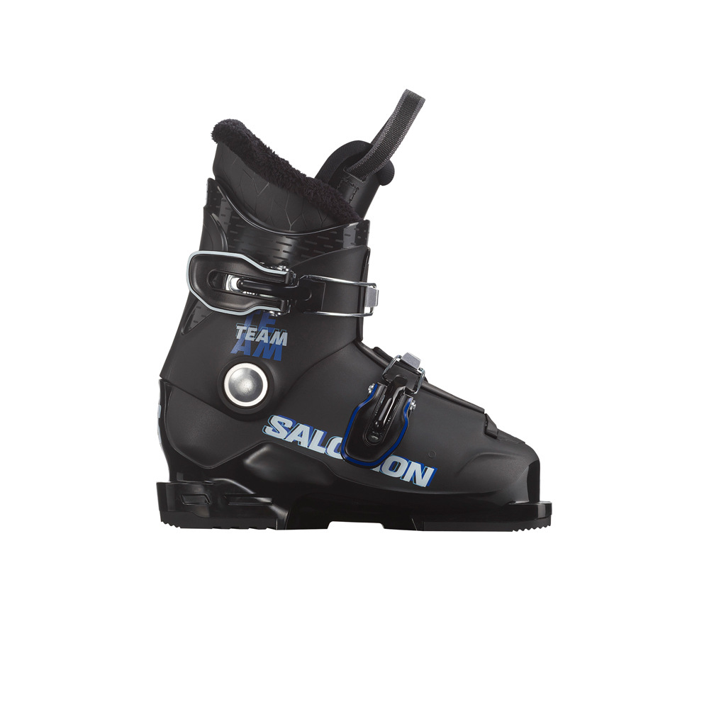 Salomon botas de esquí niño ALP. BOOTS TEAM T2 Black/Race Blue/White lateral exterior