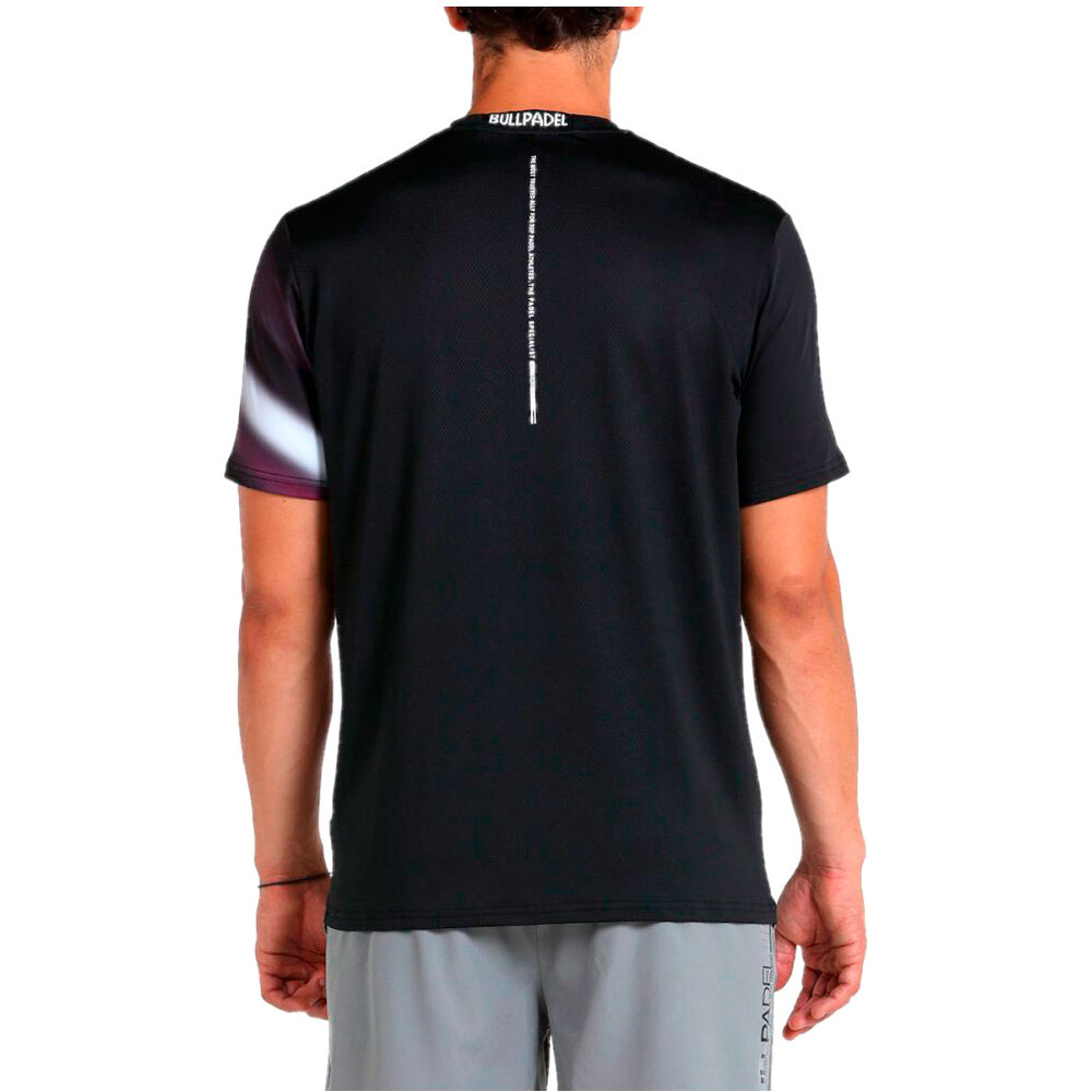 Bullpadel camiseta tenis manga corta hombre MISMO vista trasera