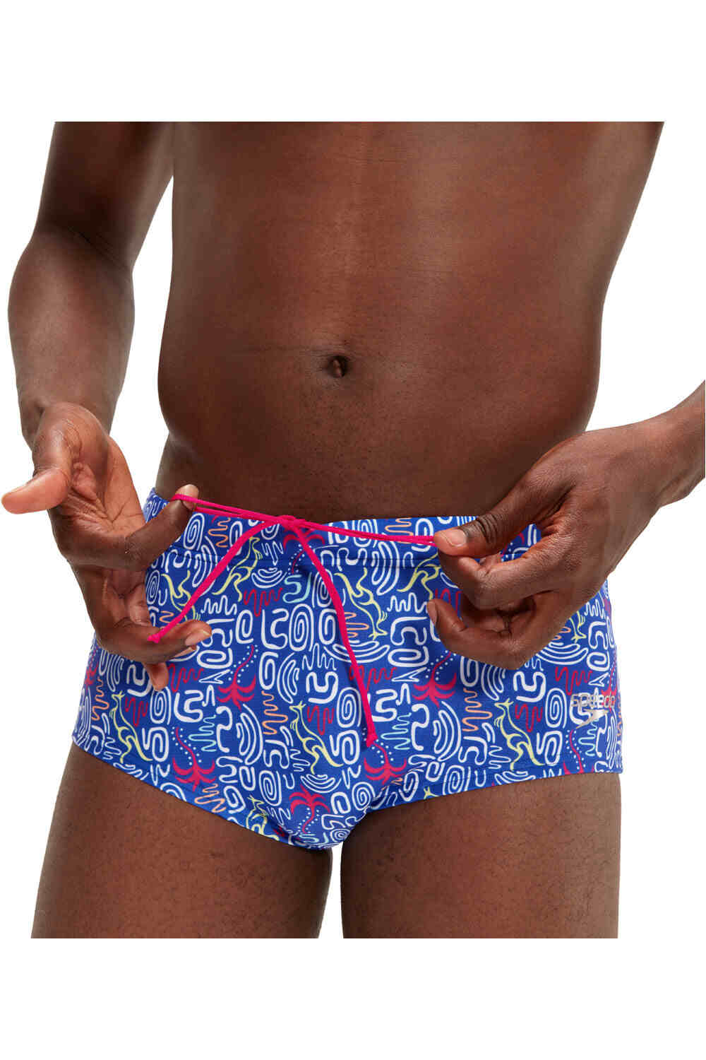 Speedo bañador natación hombre 17cm Club Training Allover Brief 04