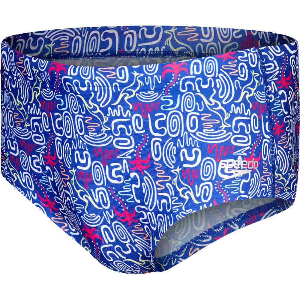 Speedo bañador natación hombre 17cm Club Training Allover Brief 05