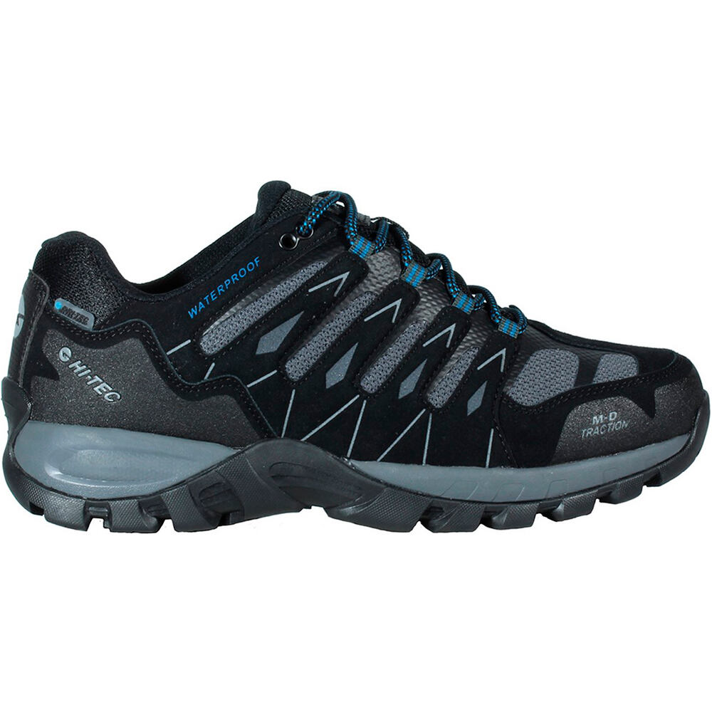 Corzo waterproof zapatilla trekking hombre Negro (39)