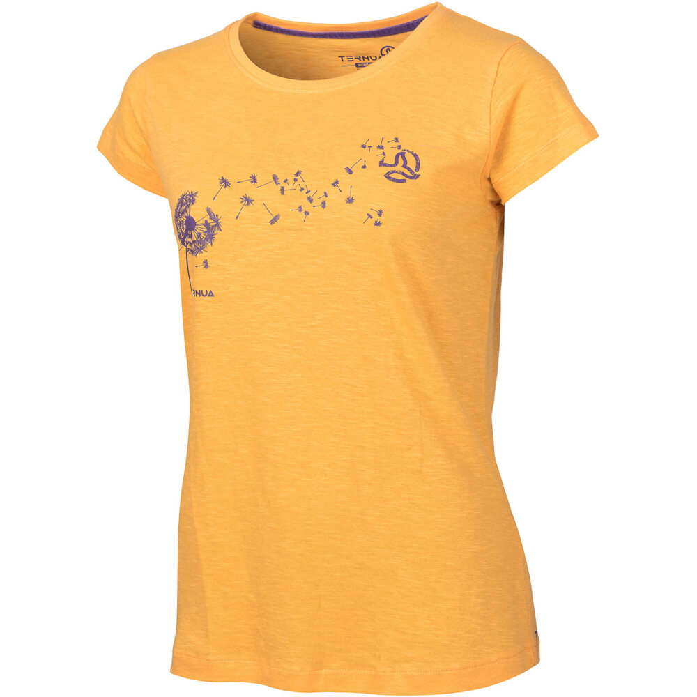 Tizzard camiseta montaña manga corta mujer Naranja (L)