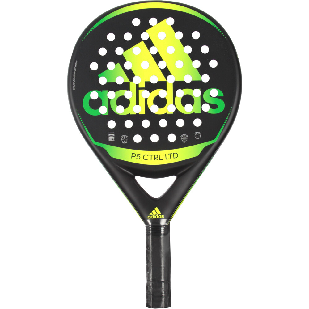 adidas pala pádel adulto P5 CTRL LTD GREEN vista frontal